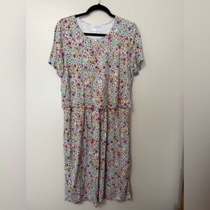 JJill ditsy Floral Short-Sleeve knee length Dress